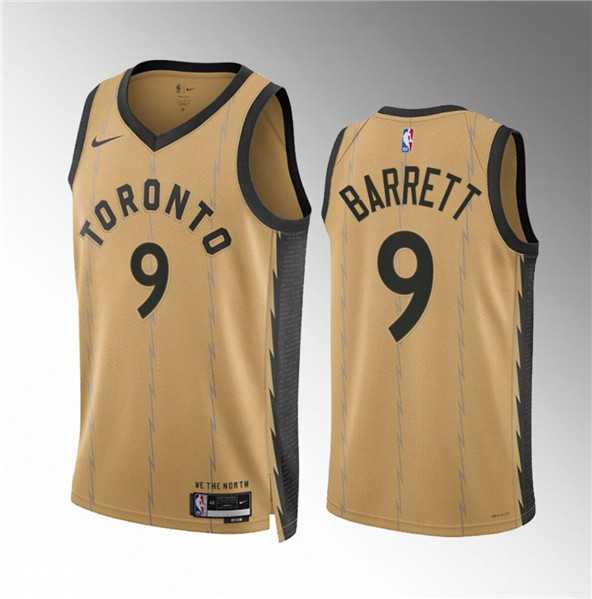 Men's Toronto Raptors #9 RJ Barrett Gold 2023-24 City Edition Stitched Basketball Jersey Dzhi,We sell and wholesale Men's Toronto Raptors #9 RJ Barrett Gold 2023-24 City Edition Stitched Basketball Jersey Dzhi on line form chian!